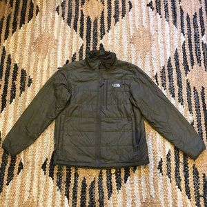 North Face Men’s Down Jacket - Size L -Olive Green